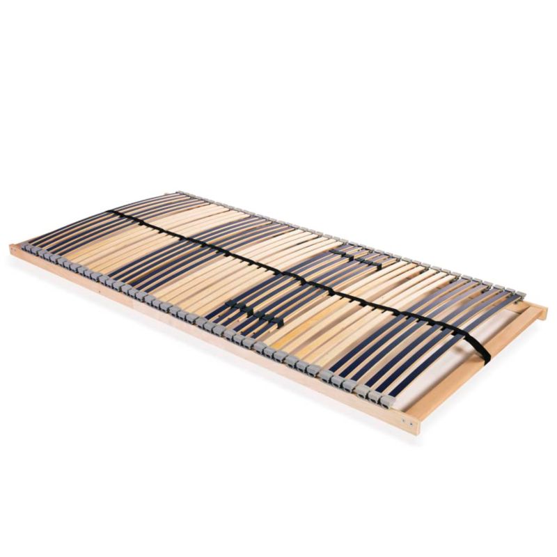 Stelaż listwowy VidaXL z drewna bukowego 7 stref komfortu 195 x 140 x 10 cm 1 szt.