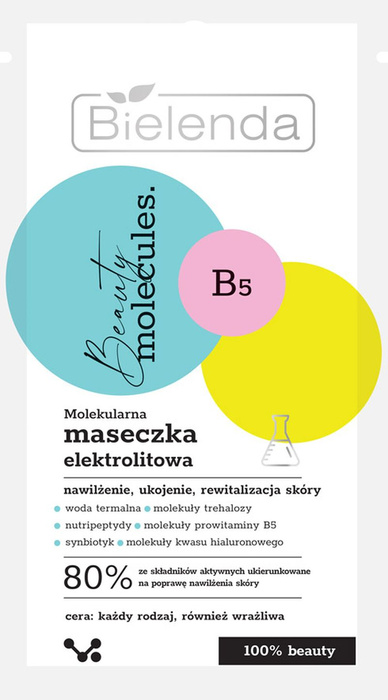 Bielenda Beauty Molecules Molekularna elektrolitowa maseczka, 8 g
