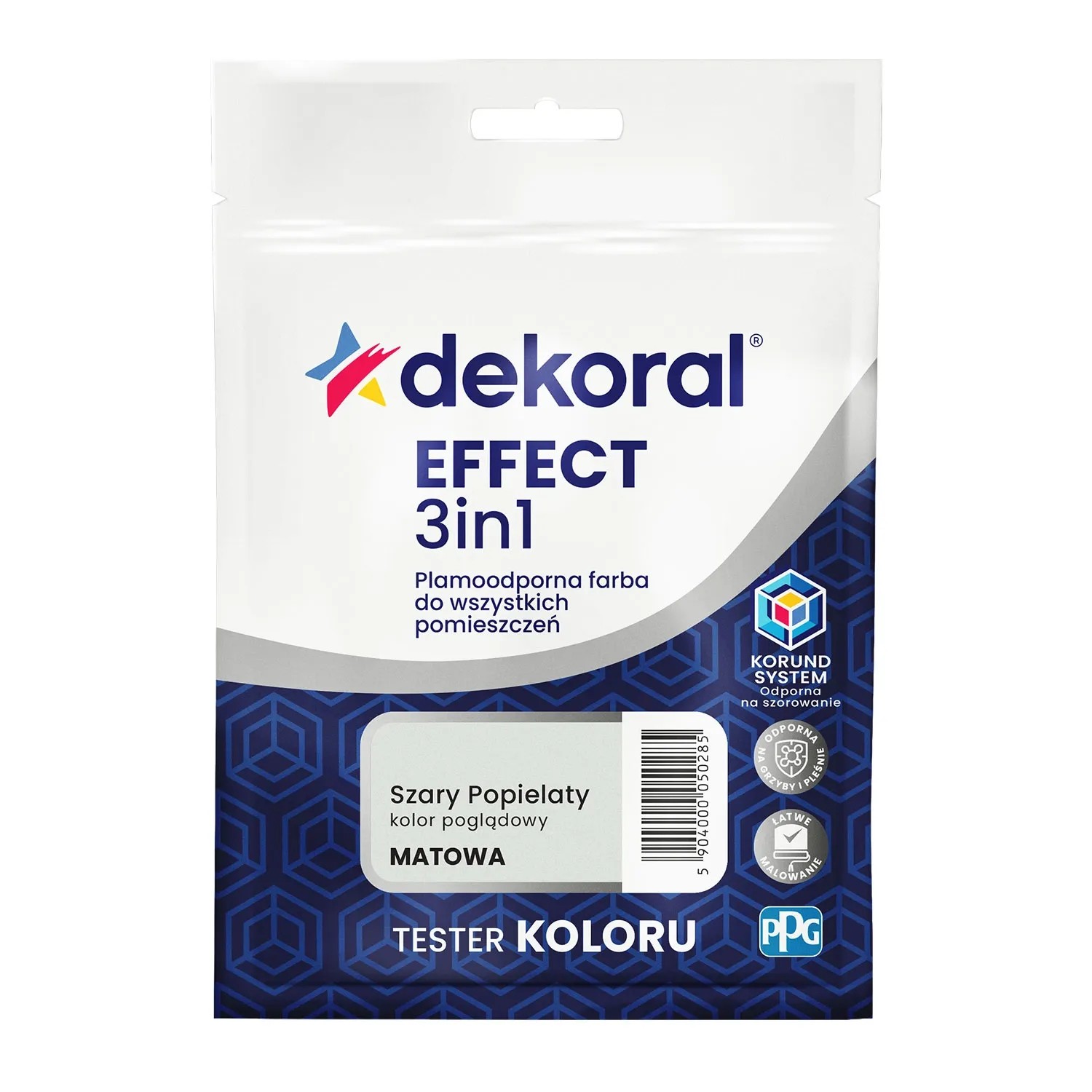 Tester farby Dekoral Effect 3w1 szary popielaty 0,04l
