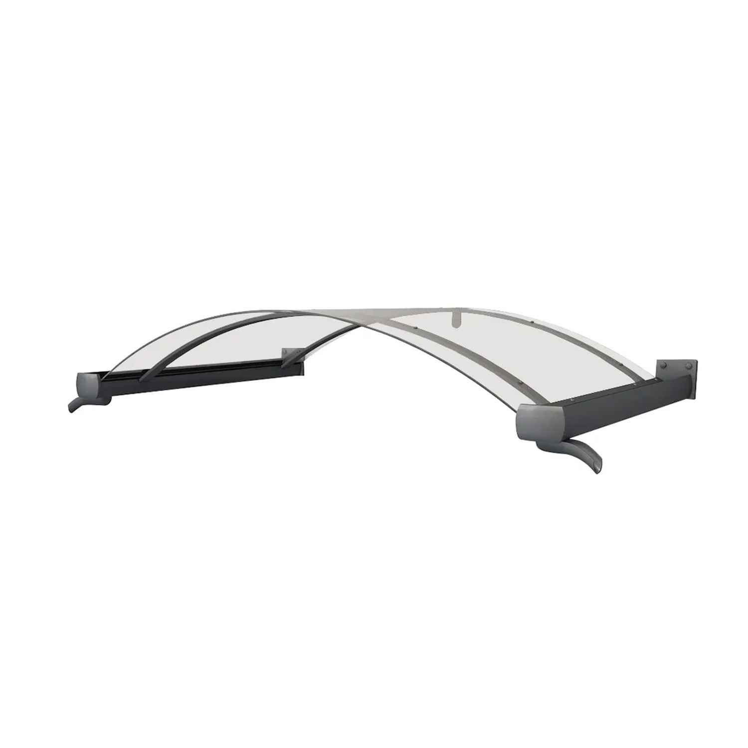 Gutta Zadaszenie Rondo 200x90x25 cm antracyt