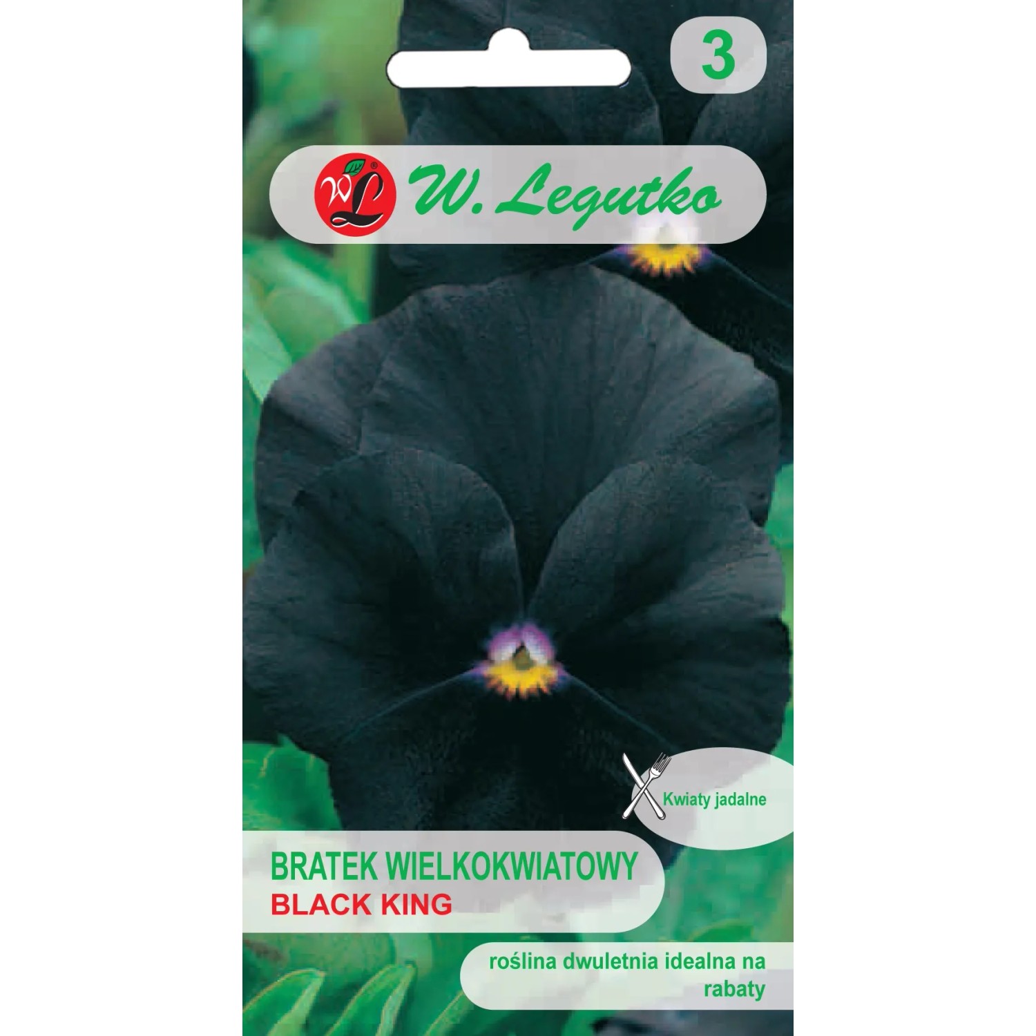 Legutko Bratek wielokwiatowy Black King 0,4g