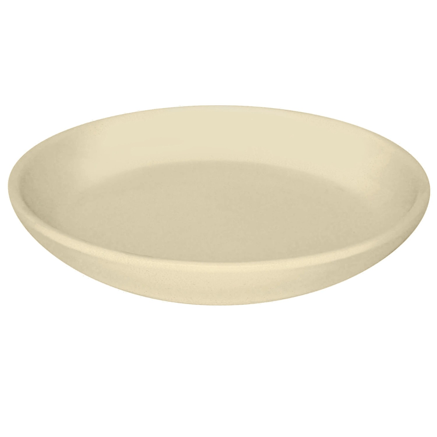 Ceramik Podstawka pod doniczkę ceramiczna EMI kość słoniowa 16 cm