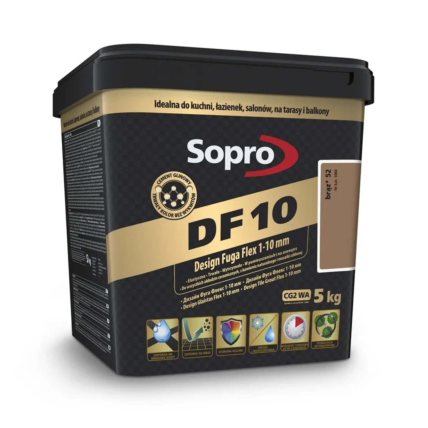 Sopro Fuga cementowa DF 10 1066 brąz 5 kg
