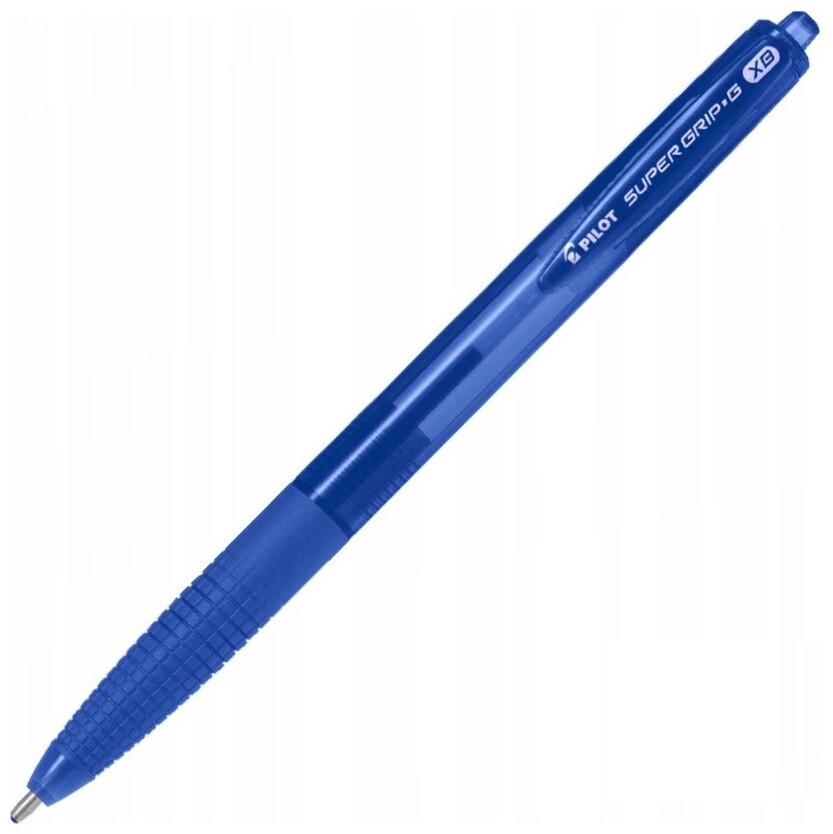 Długopis Pilot, Super Grip G, automatyczny, 1.6mm, niebieski