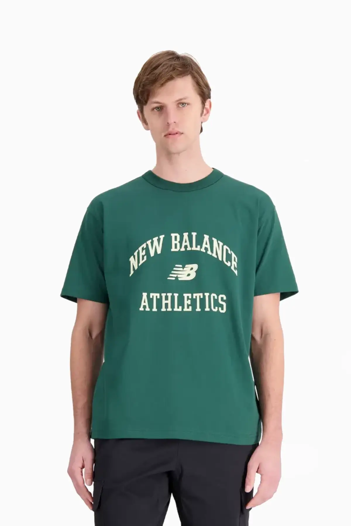 Koszulka New Balance Athletics Varsity - Zielony
