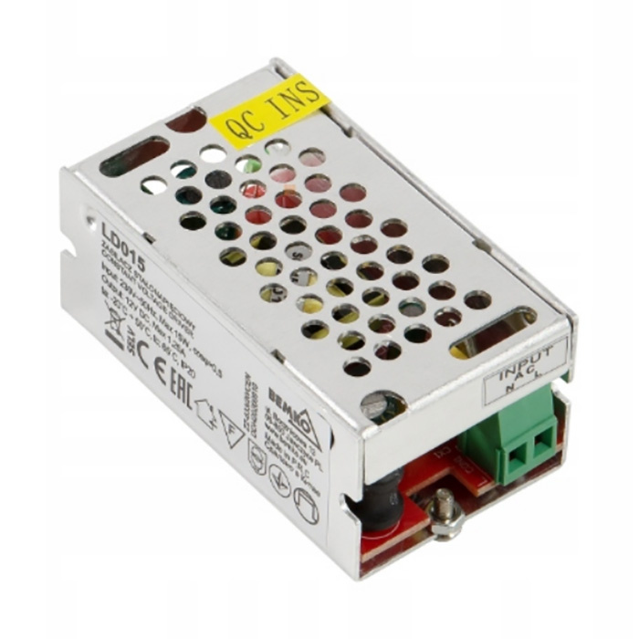 Zasilacz elektroniczny LED 12V 15W Bemko