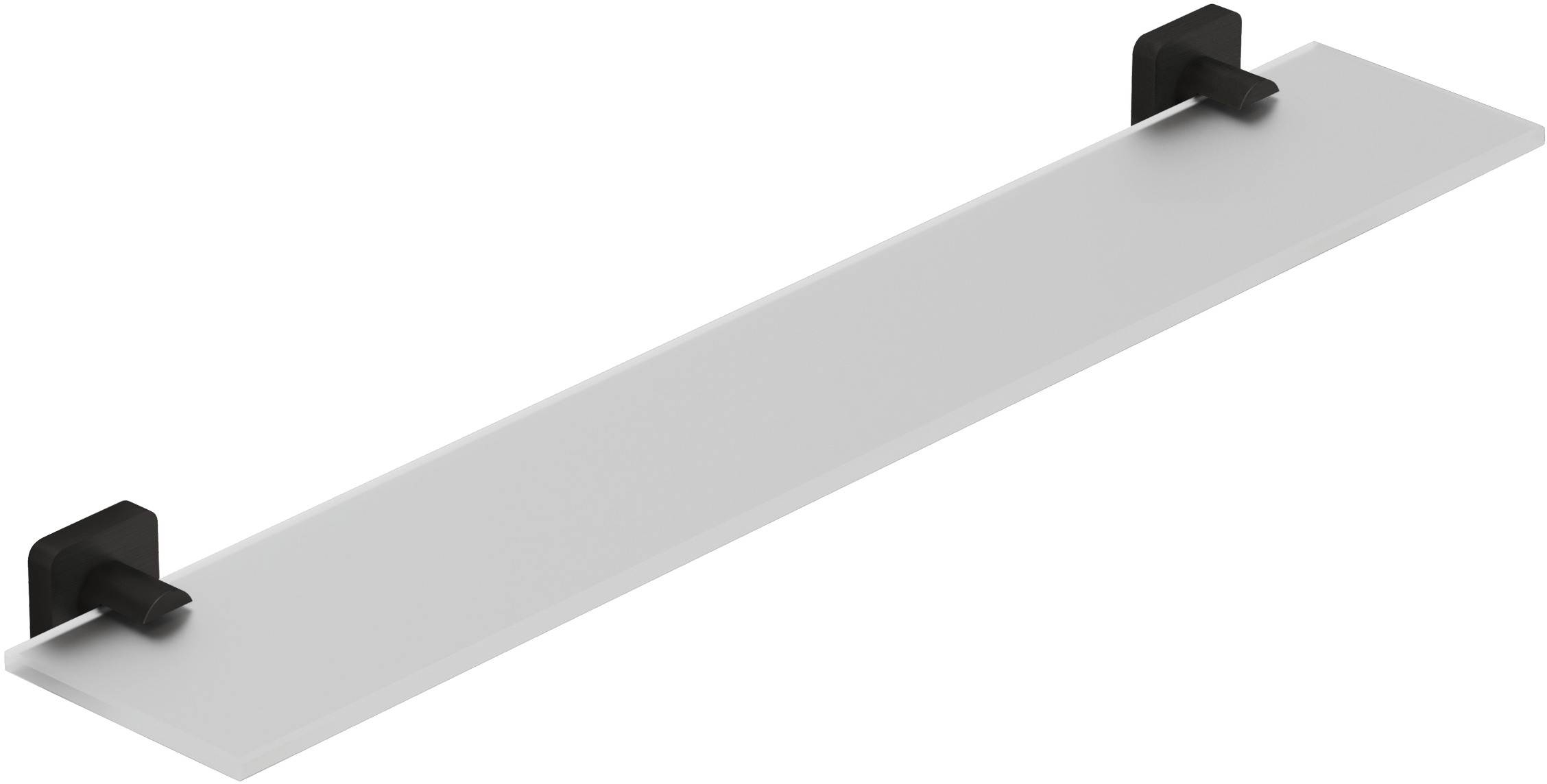 Kludi Vela S półka łazienkowa 60 cm czarny szczotkowany 25973N2