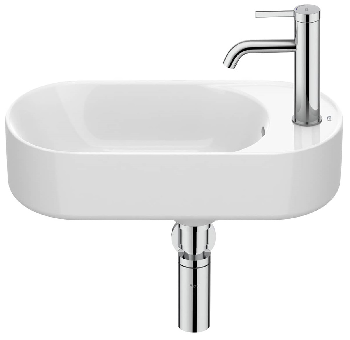 Roca Meridian umywalka 50x27,5 cm owalna ścienna biała A327740S00