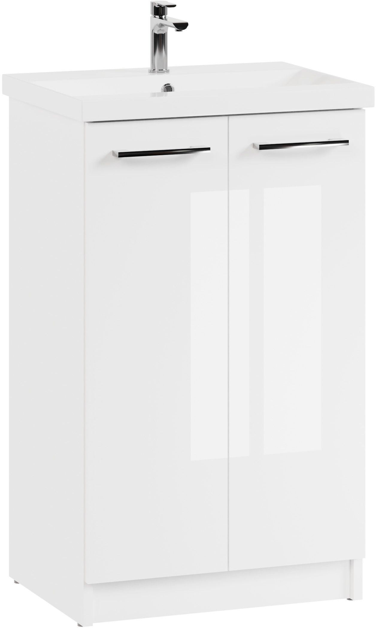 Astor Neo umywalka z szafką 51 cm białą AM-LEU-530-27