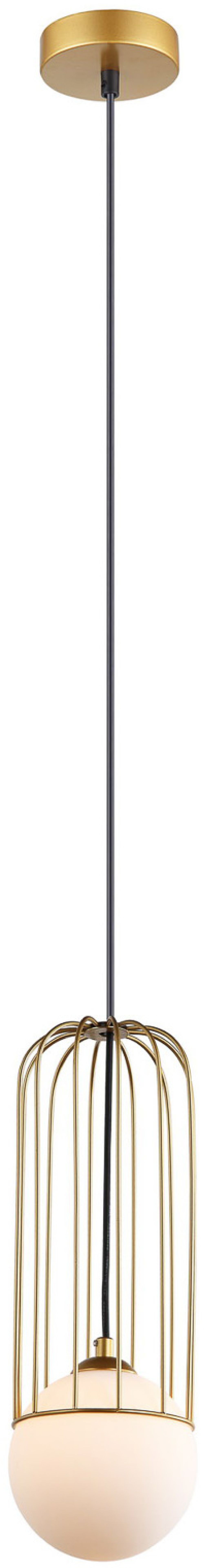 Italux Simon lampa wisząca 1x25 W złota MDM-3938/1 GD