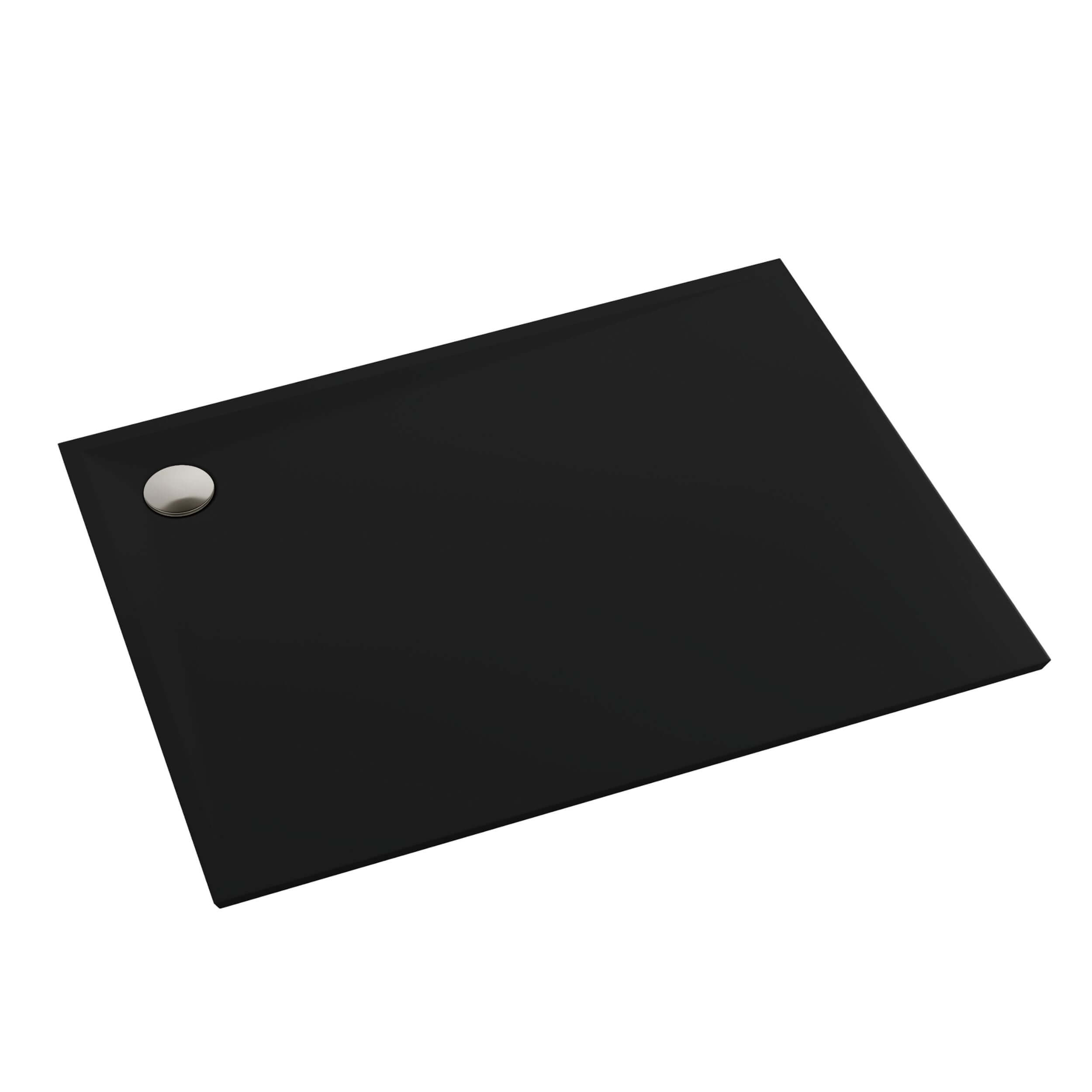Schedpol Etrusco Black Mat brodzik prostokątny 100x90 cm czarny 3.469/C/MG