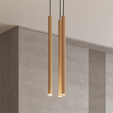 Sollux Lighting Arche lampa wisząca 3x8 W złota SL.1342