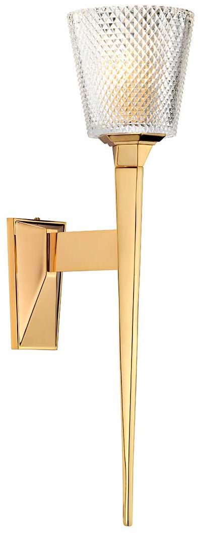 Elstead Lighting Verity kinkiet 1x3 W złoty `polerowany BATH-VERITY-PG