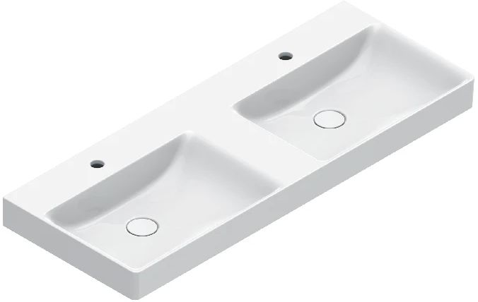 Catalano Elice umywalka 120x47 cm prostokątna ścienna biały połysk 0421220001