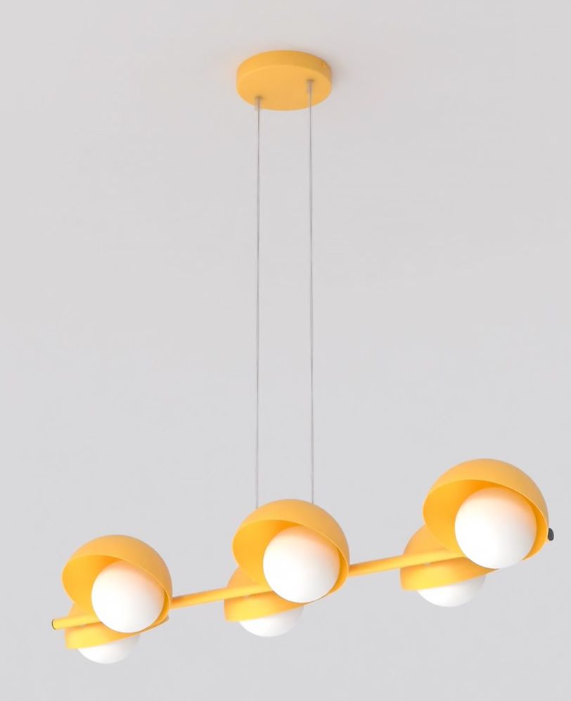Darmowa Dostawa - Lampa wisząca 6x8 W pomarańczowa Emibig Boom 15916