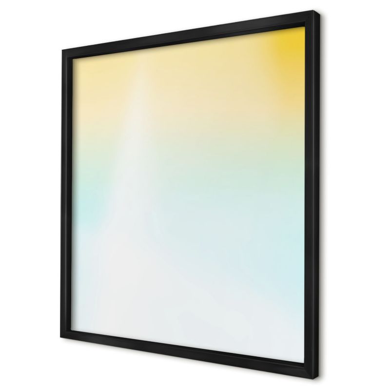 Tablica magnetyczna ozdobna Wallfluent 50x50 Pastelowy relaks w czarnej ramie 1szt