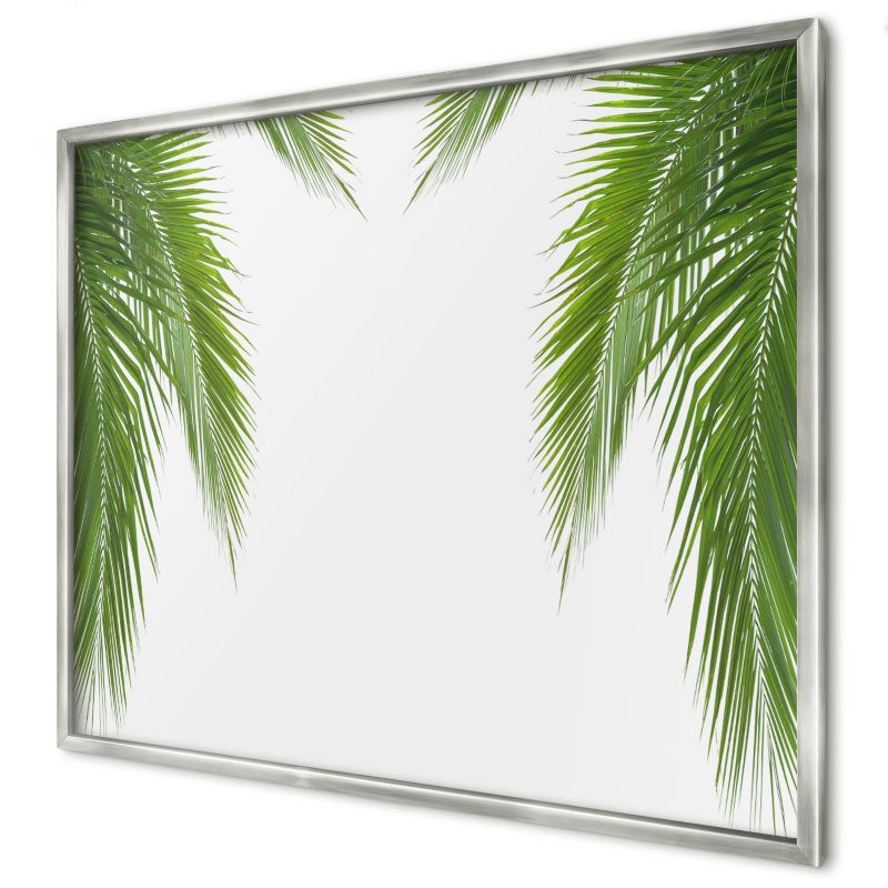 Magnetyczna tablica ozdobna Wallfluent 80x60 Egzotyczna natura w srebrnej ramie 1szt