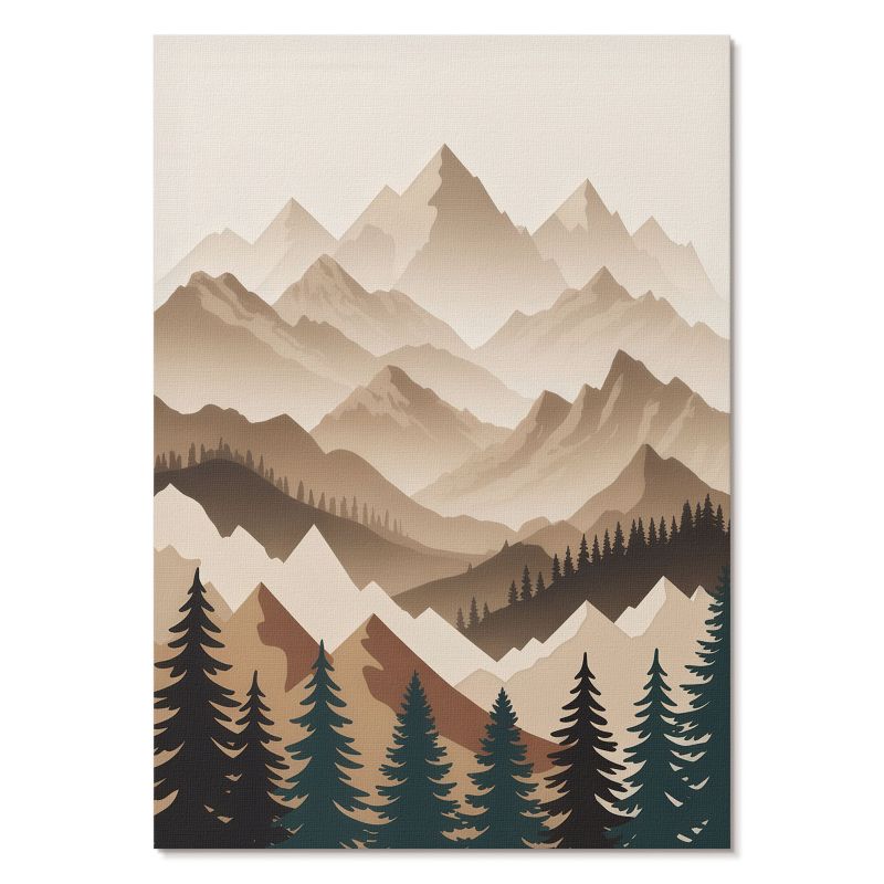Obraz Plakat Canvas Tulup 29,7x42 cm (A3) Górski krajobraz Do salonu, sypialni, przedpokoju 1 szt.