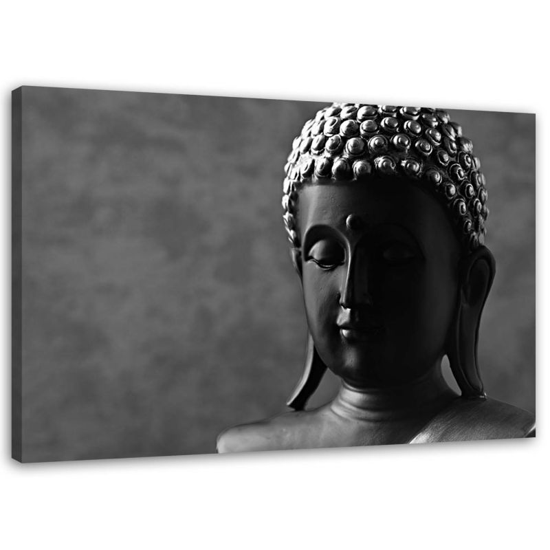 Obraz na płótnie Feeby Postać Buddy feng shui szary 30x20cm 1szt