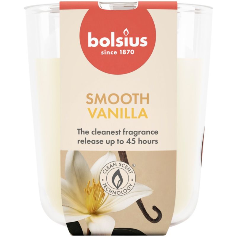 Świeca zapachowa Bolsius True Scents 97 x 85 mm wanilia
