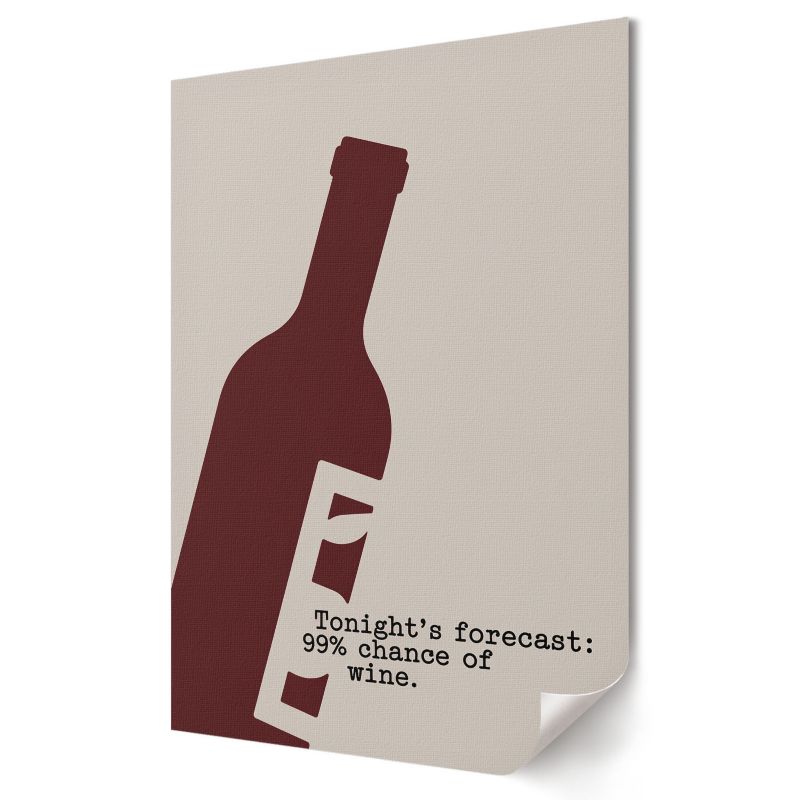 Plakat na ścianę Wallfluent Format A4 Wino wieczór Artysta Cosmo 1 szt.