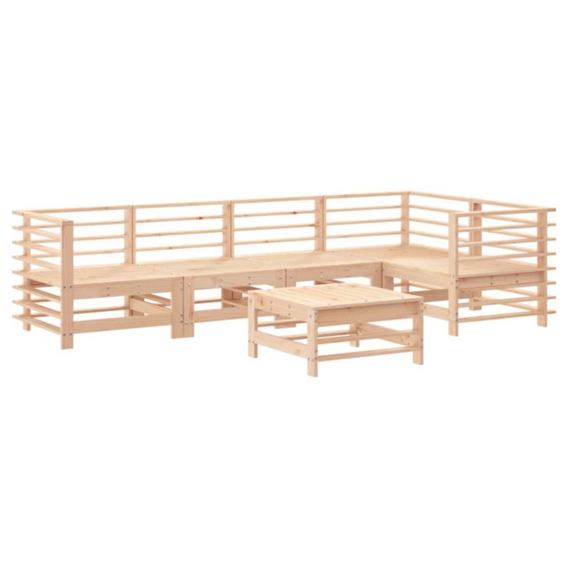 Zestaw mebli ogrodowych WaszeMeble 6-cz. z drewna brązowy WM-3186473 1 kpl