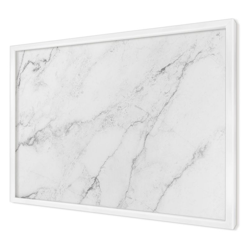 Ozdobna tablica magnetyczna Wallfluent 60x40 Marmurowy wzór w białej ramie 1szt
