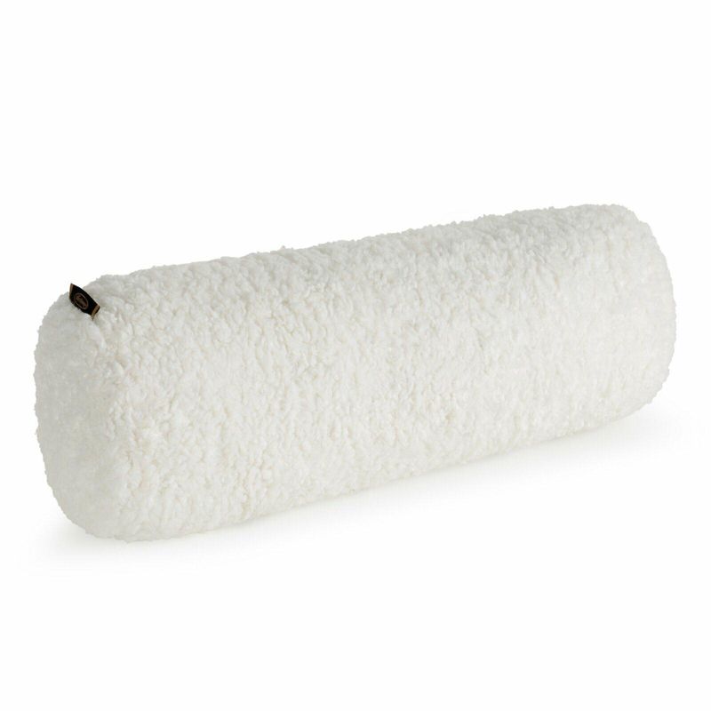 Poduszka BUKLA 10 Eurofirany 45 x 15 cm kremowy wałek z tkaniny typu bukla 1 szt.