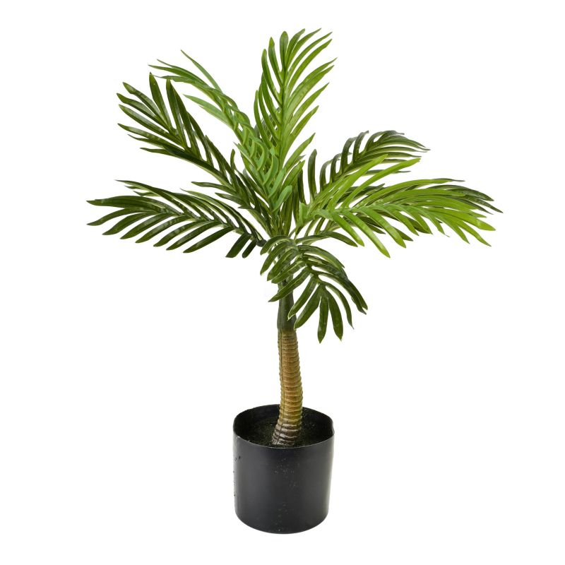 Sztuczna palma plastikowa VIRIDIS Palma Niska 13x12x57 cm zielona 1 szt.