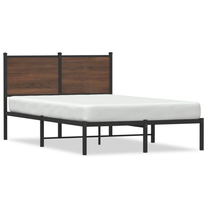 Łóżko metalowe WaszeMeble 120x190 cm brązowy WM-4007762 1 szt.