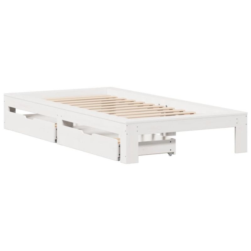 Łóżko drewniane WaszeMeble 90x200 cm biała WM-3309009 1 szt.