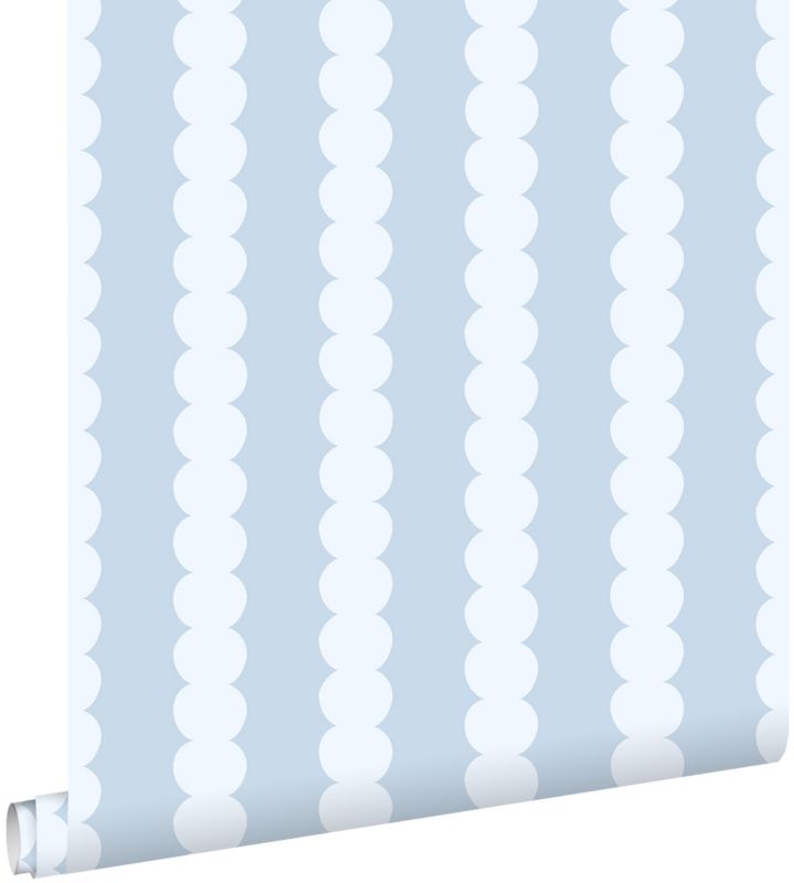 Tapeta ESTAhome nadruk graficzny jasnoniebieskim 0.53 x 10.05 m - 1 rol.