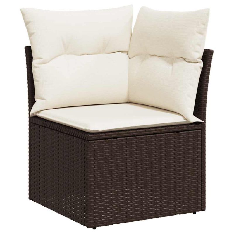 Sofa ogrodowa WaszeMeble z technorattanu brązowa z poduszkami WM-366216 1 szt.