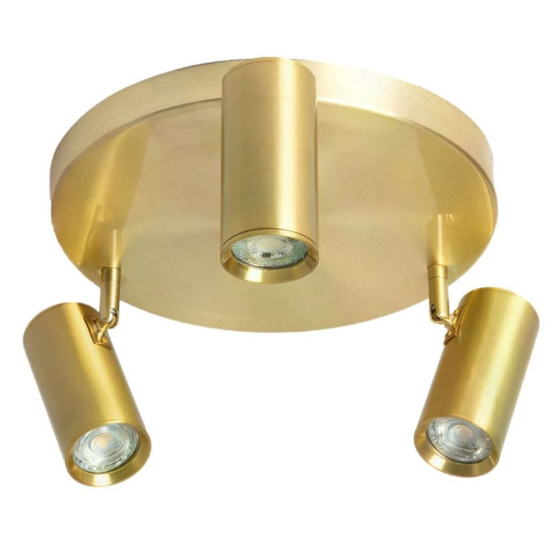 Lampa sufitowa Abruzzo Christiano złota 3 x GU10 x 40W wym: 18 x 30 x 30 cm - 1 szt.