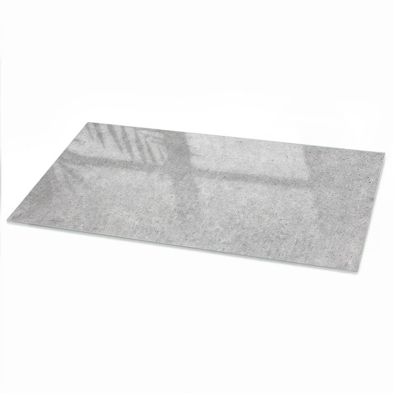 Blat Na Stół ArtPrintCave 100x50 cm Betonowy wzór - Szklany Blat do Stolika Kawowego 1 szt.