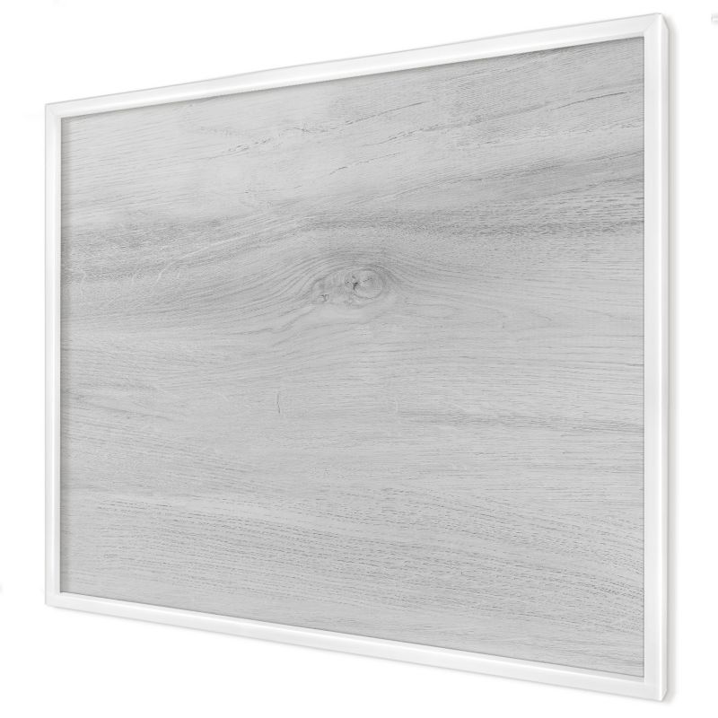 Ozdobna tablica magnetyczna Wallfluent 80x60 Drewniana struktura w białej ramie 1szt