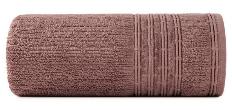 Ręcznik frotte Eurofirany Romeo 50x90 pudrowy różowy 1 szt.