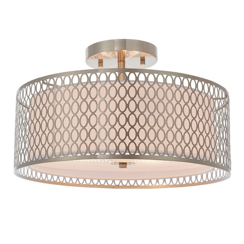 Lampa wisząca Endon CORDERO satynowa niklowa 3xE27x20W IP20 wym:26x43x43cm - 1 szt.