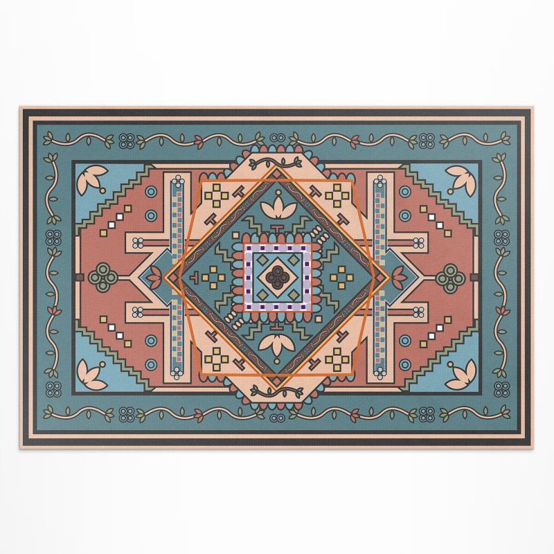 Balkonowy Dywan Winylowy UV Wallfluent 100x150 cm Arabska geometria dekoracyjny wzór 1 szt.