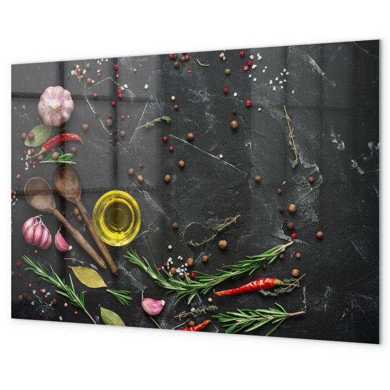 Tablica Magnetyczna Nad Biurko Tulup 60x40 cm Przyprawy na blacie Na notatki i zdjęcia 1 kpl