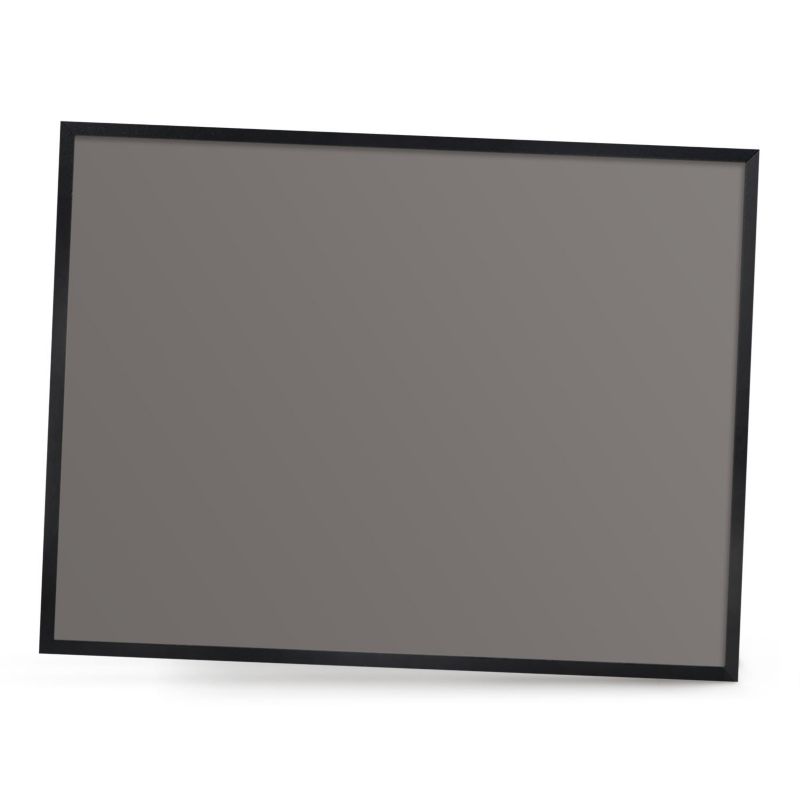 Tablica magnetyczna dekoracyjna ArtPrintCave 80x60 Ciemny szary w czarnej ramie 1szt