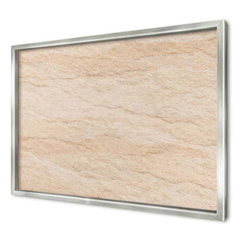 Magnetyczna tablica ozdobna Wallfluent 60x40 Naturalna elegancja w srebrnej ramie 1szt
