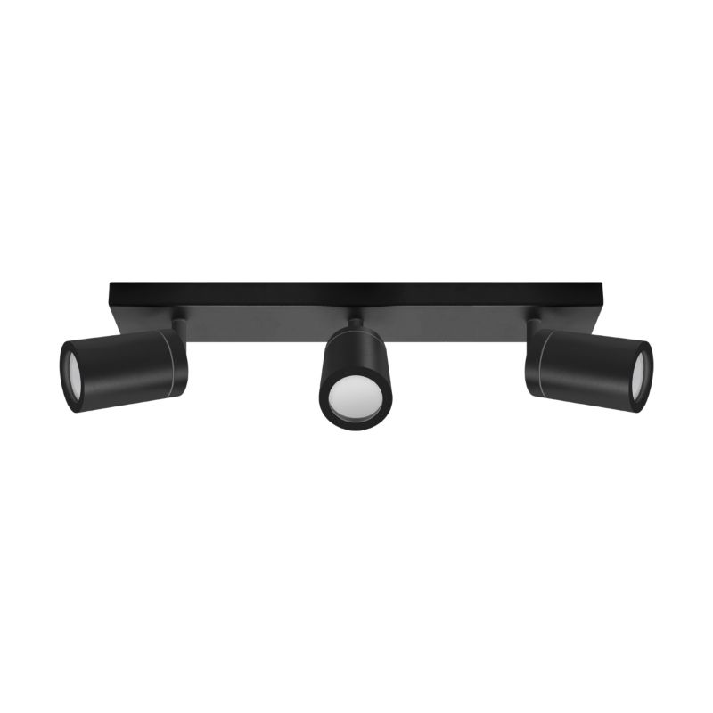 Reflektor spot cylindryczne reflektorki Struhm TENOR czarny 3xGU10x20W IP44 wym:14,5x39x6cm - 1 szt.