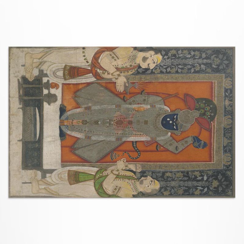 Balkonowy Dywan Winylowy UV Wallfluent 80x120 cm Kryszna Hinduizm 1 szt.