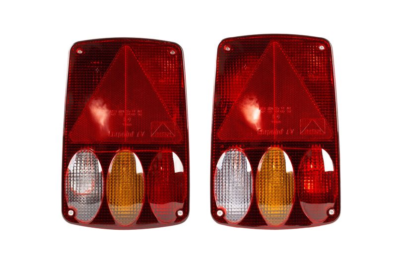 Lampy tylne ASPÖCK EARPOINT IV 6 funkcji lewa + prawa do naczepy przyczepy 2 szt.