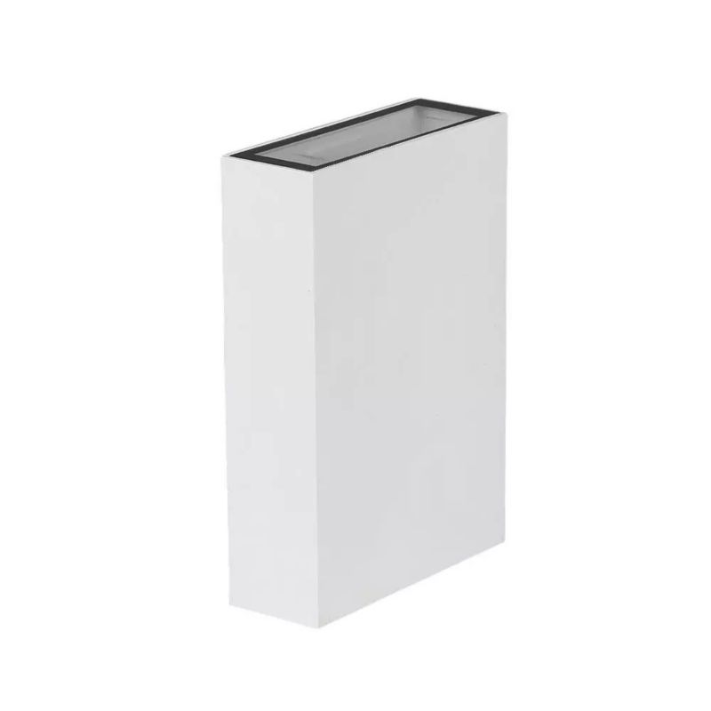 Kinkiet ścienny zewnętrzny V-TAC biały LED 4W 6400K 400lm IP64 wym: 12,3 x 8,3 x 3 cm aluminium - 1 szt.
