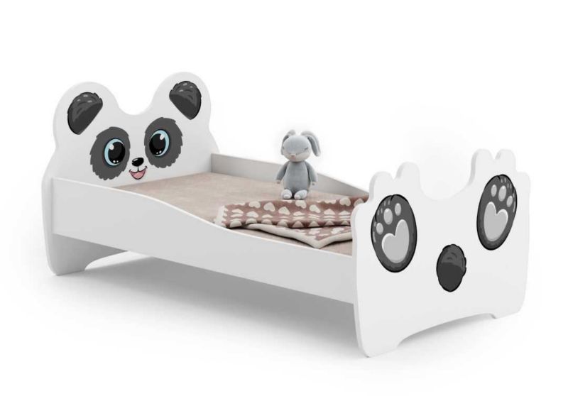 Łożko pojedyncze Kobi Panda 140x70 z materacem 1 szt.