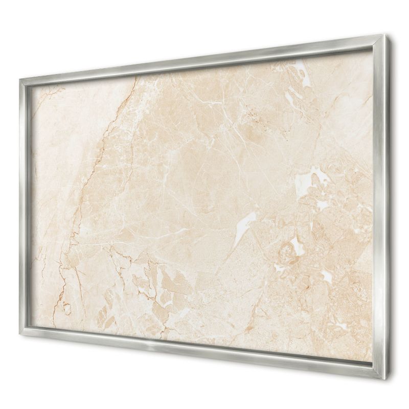 Magnetyczna tablica ozdobna Wallfluent 60x40 Delikatny marmur w srebrnej ramie 1szt