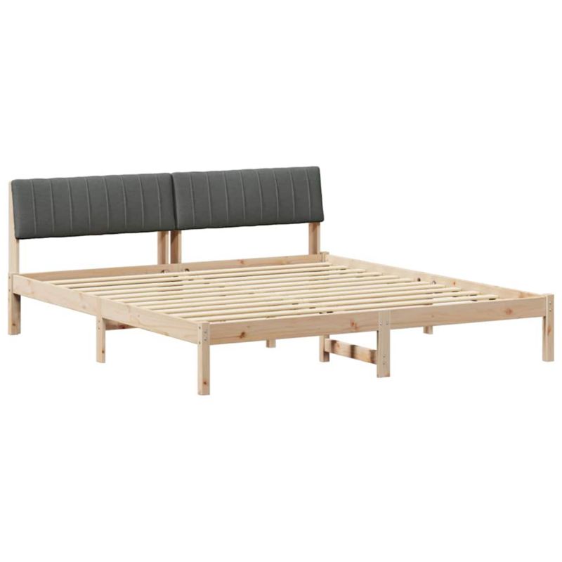 Łóżko Drewniane WaszeMeble 180x200 cm Brązowe WM-3394354 1 szt.