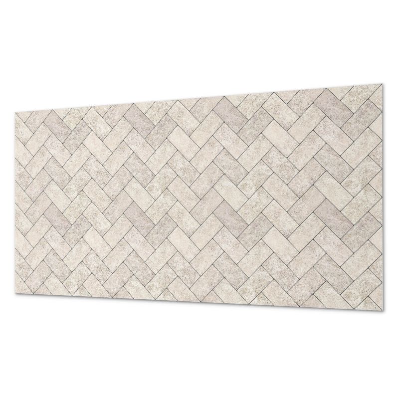 Komplet Kafelków PCV ArtPrintCave 40x20 cm Wzór w jodełkę 10 szt.